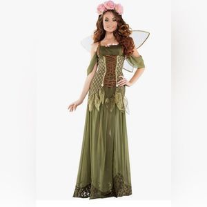 Elegant Green Fairy Costume